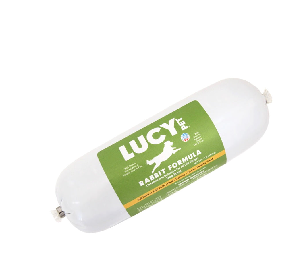 ルーシーペット ロールドッグフード ラビット 454g