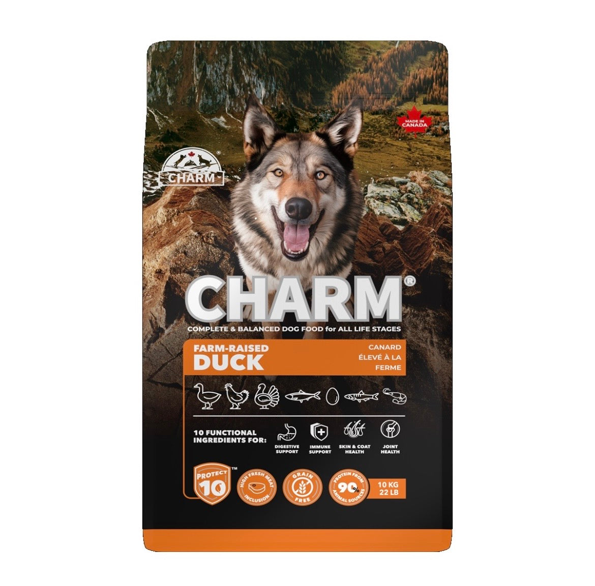 CHARM チャーム ファームレイズドダックドッグフード