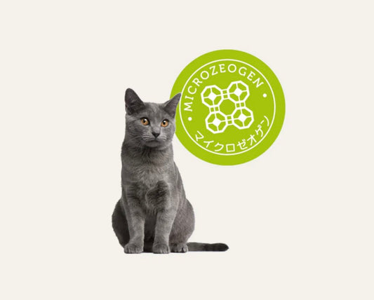 マイクロゼオゲンが 配合された世界で唯一の ペットフードです。