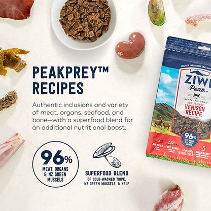 【ZIWI缶おまけ付】ZIWI ジウィピーク  エアドライ キャットフード ベニソン 400g