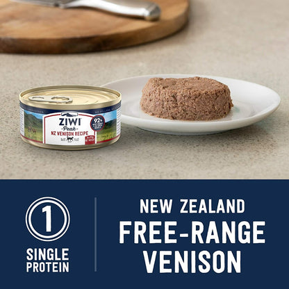 ZIWI ジウィピーク キャット缶 ベニソン 185g
