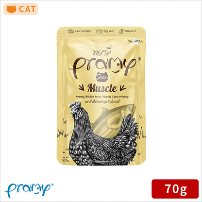 プラミー チキン・ツナグレイビー マッスル 70g