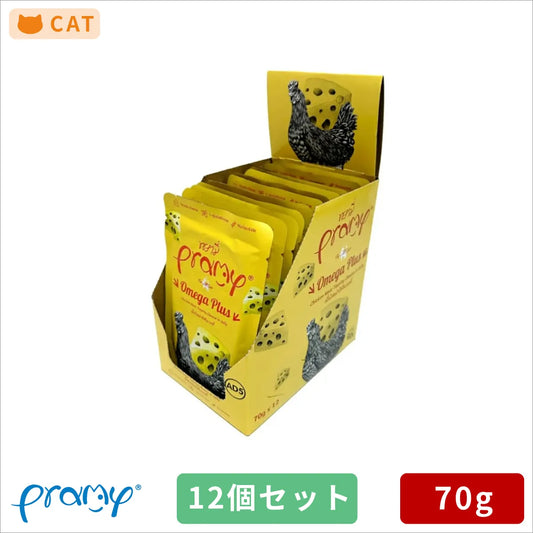 プラミー チキン・チーズゼリー オメガプラス 70g×12個入り