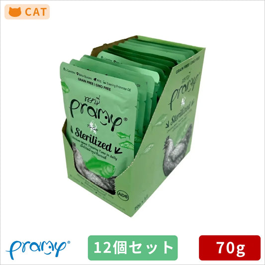 プラミー チキン ツナ ゼリー ステアライズド 70g 12個入り