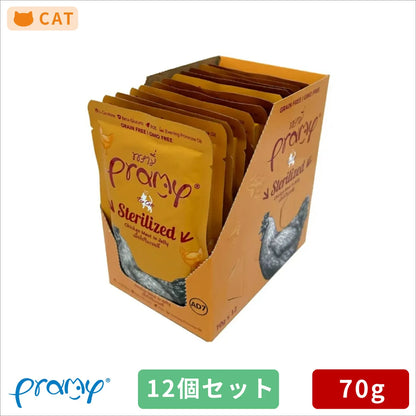 プラミー チキン ゼリー ステアライズド 70g 12個入り