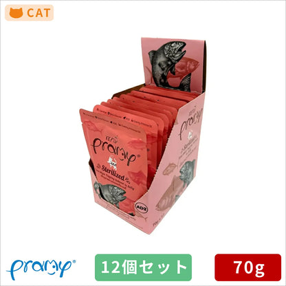 プラミー ツナ・サーモンゼリー ステアライズド 70g×12個