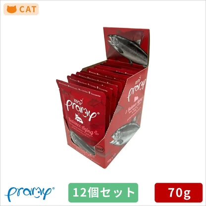 プラミー ツナ・サーモンゼリー バランスエイジング シニア 70g×12個