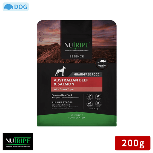 ニュートライプ ドックフード ドライ　ビーフ＆サーモン＆グリーントライプ 200g