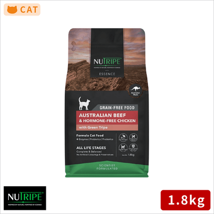 ニュートライプ キャットフード ドライ ビーフ＆チキン＆グリーントライプ 1.8kg