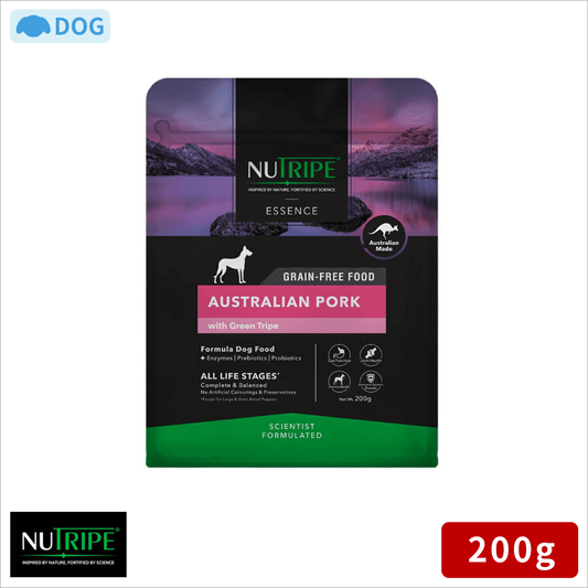 ニュートライプ 犬 ドックフード ドライ　ポーク＆グリーントライプ 200g