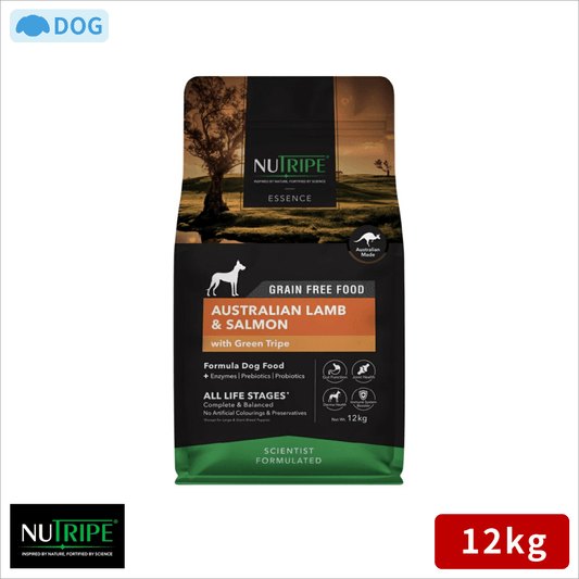 ニュートライプ ドックフード ドライ ラム＆サーモン＆グリーントライプ 12kg