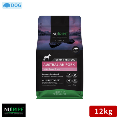 ニュートライプ 犬 ドックフード ドライ　ポーク＆グリーントライプ 12kg