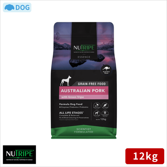 ニュートライプ 犬 ドックフード ドライ　ポーク＆グリーントライプ 12kg