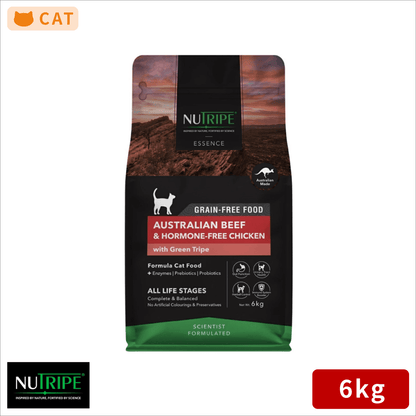 ニュートライプ キャットフード ドライ ビーフ＆チキン＆グリーントライプ 6kg