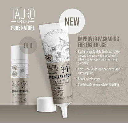 TAURO ステインレスルッククレイマスク3in1 50ml