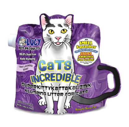 ルーシーペット キャットインクレディブル ラベンダー 6.35kg ＜猫砂＞【消臭 脱臭】