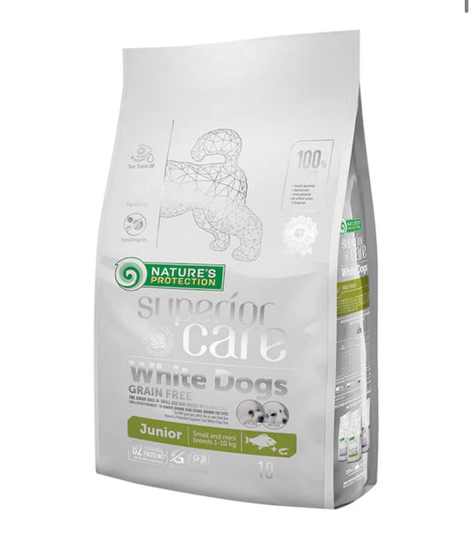 ネイチャーズプロテクション ホワイトドッグ グレインフリー ホワイトフィッシュ ジュニア 10kg
