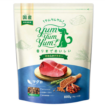 yum yum yum！ マグロ やわらかドライタイプ  800g（80g×10袋）