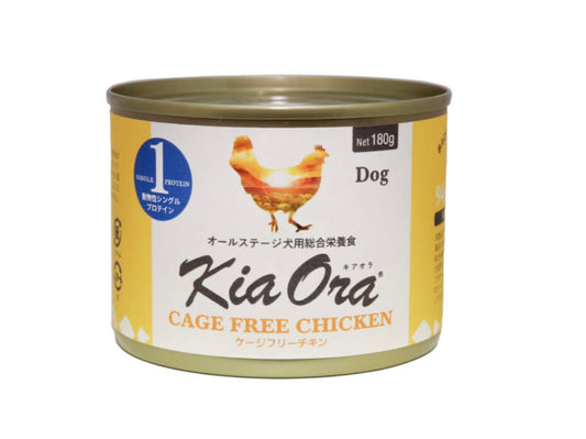 Kia Oraドッグ缶 ケージフリーチキン 180g