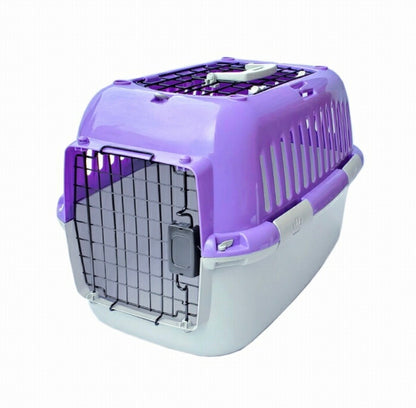 ファンタジーキャリー S OPEN パープル 小型犬 猫 ペット用 キャリーケース ハードタイプ 耐荷重7kgまで