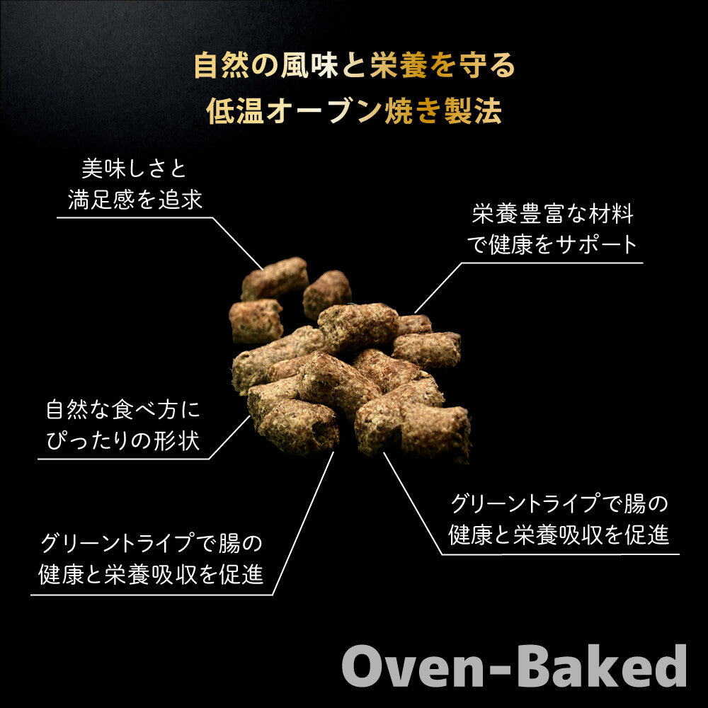 ニュートライプ キャットフード(ドライ) クランチ　オーブンベークド　チキン＆ビーフwithグリーントライプ 1.6kg