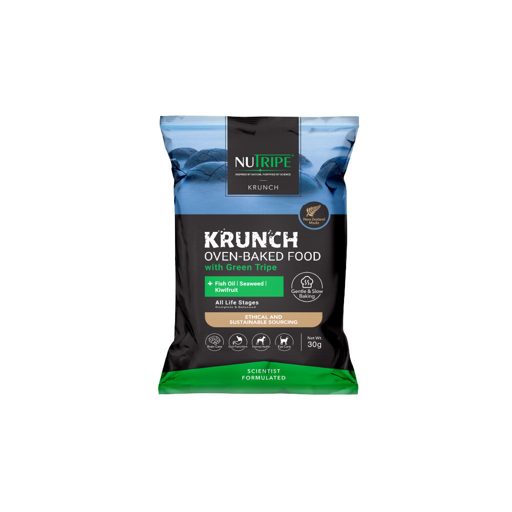 ニュートライプ キャットフード(ドライ) クランチ　オーブンベークド　チキン＆ビーフwithグリーントライプ 30g