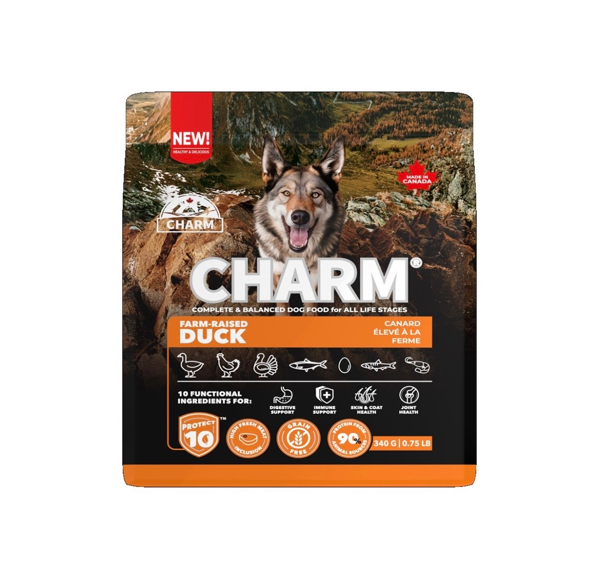CHARM チャーム ファームレイズドダックドッグフード
