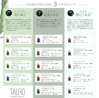 TAURO PRO LINE ケラチンシャンプー 400ml